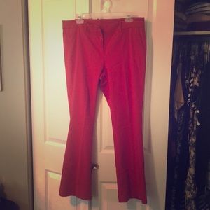 Lane Bryant size 16 red ankle pants Red